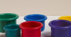 high-angle-colorful-cups-baby-shower - cropped