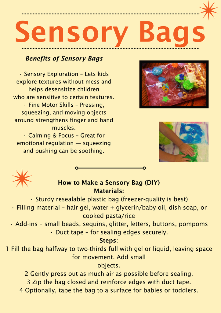 Sensory Bags