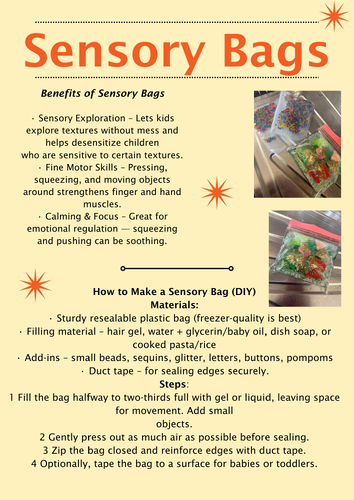 Sensory Bags - Mid Kildare CDNT